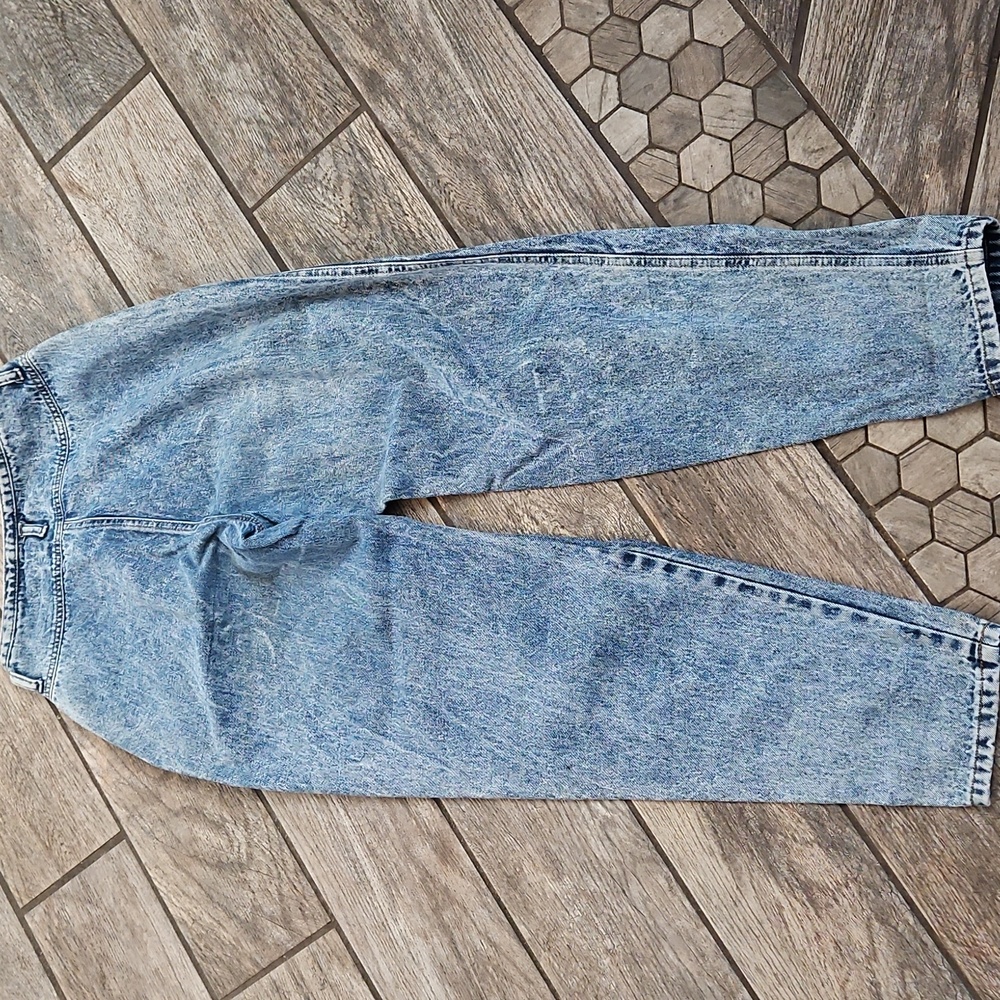 Vintage 1980s Acid Wash Jeans Size 5/6 - Picture 4 of 6